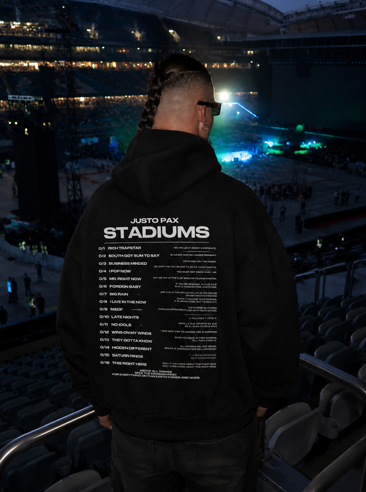 JUSTO PAX STADIUMS Heavyweight HOODIE (Phase 2 Collection)