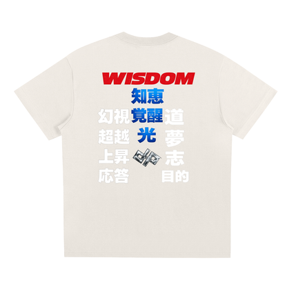 justo,pax,t,shirt,cosmic,calling,boxed,tee,oversized,kanji,japanese,positive,wear,clothing,wisdom,good,messege,shirts,angels,blessings