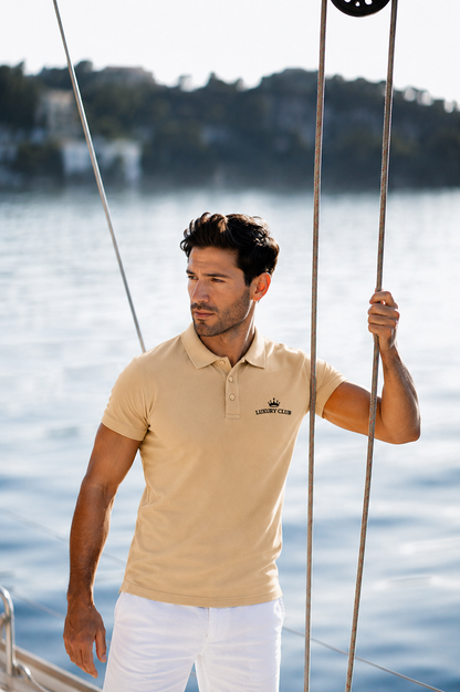 Luxury Vacations Premium Piqué Polo Shirt