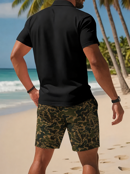 Luxury Club TURBO Camo Swim Trunks