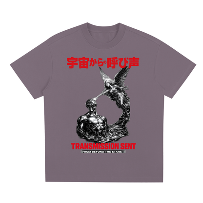 justo,pax,t,shirt,cosmic,calling,boxed,tee,oversized,kanji,japanese,positive,wear,clothing,wisdom,good,messege,shirts,angels,blessings