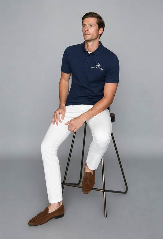 Luxury Vacations Premium Piqué Polo Shirt