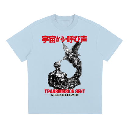justo,pax,t,shirt,cosmic,calling,boxed,tee,oversized,kanji,japanese,positive,wear,clothing,wisdom,good,messege,shirts,angels,blessings