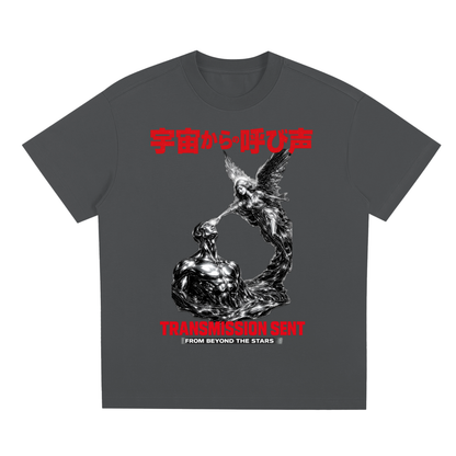justo,pax,t,shirt,cosmic,calling,boxed,tee,oversized,kanji,japanese,positive,wear,clothing,wisdom,good,messege,shirts,angels,blessings